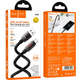 Кабель Hoco U143 Joy 5A Type-C черный с LED-индикатором усиленная сердцевина 6 мм для быстрой зарядки - изображение 8