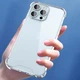 Чехол для Apple iPhone 14 Pro с бронь углами и бортами выше экрана прозрачный с защитой камеры - изображение 4