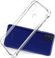 Чехол для Samsung Galaxy A21 с бронь углами и бортами выше экрана прозрачный - изображение 3