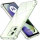 Чехол для Motorola G54 Power с бронь углами и бортами выше экрана прозрачный с защитой камеры - изображение 1