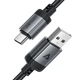 Кабель Acefast C20-04 USB - Type-C 3А 1.2 м у плетеній оплітці чорний - зображення 4