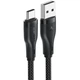 Кабель Acefast C8-04 USB — Type-C 3A 1.2 м плетений чорний - зображення 5