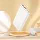 Повербанк Hoco J101 Astute 10000 mAh PD 20W QC 22.5W 2xUSB Type-C білий - зображення 4