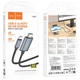 Перехідник Hoco UA27 HD Type-C — HDMI 2 м 4K 30Hz алюміній, сірий - зображення 7