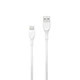Кабель USB Lightning WALKER C565 силіконовий 2.4А 1 м білий - зображення 2