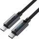 Кабель Acefast C19-03 USB 2.0 Type-C to Type-C M-M 1.2 м 60W Black (6974316284475) - изображение 2