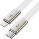 Кабель USB 2.0 Type-C M-Lightning M 1.2м білий ultra-thin C24-01 White Acefast (6974316286240) - изображение 3