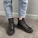 Женские зимние ботинки из натуральной кожи ITstyle Черные 40 26 см (031-АМ) - изображение 2