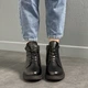 Женские зимние ботинки из натуральной кожи ITstyle Черные 40 26 см (031-АМ) - изображение 8