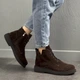 Женские зимние ботинки из натуральной замши ITstyle Коричневый 38 24.5 см (031-АМ) - изображение 2