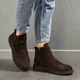 Женские зимние ботинки из натуральной замши ITstyle Коричневый 38 24.5 см (031-АМ) - изображение 3