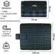 Коврик Tribe Picnic Mat multi-dark водонепроницаемый компактный для пикника и кемпинга - изображение 4
