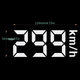Мотонаклейка на шлем стикер спидометр Легендарные 299 km/h Серебряно-серый 12х5 см - изображение 4