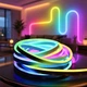 Умная гибкая LED Neon RGB лента VALESO 5 метров с пультом и приложением - изображение 1