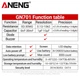 Цифровий мультиметр-пінцет ANENG GN701 для SMD-компонентів, опір до 30 МОм, ємність до 30 мФ - изображение 5