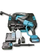 Аккумуляторная мойка высокого давления Krafftec Germany PRO 48 В 8 А·ч 45 бар ручная автомойка 330 л ч бесщеточная минимойка с 2 АКБ самовсасыванием воды шлангом фильтром пенной насадкой кейсом синяя для автомобиля велосипеда сада дачи - изображение 4