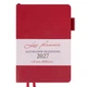 Дневник датированный 2027 Leo planner Binario A5 368 страниц красный (252728) - изображение 1