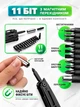 Мультитул Multi Tool MQ071 28 в 1, універсальний багатофункціональний кишеньковий мультиінструмент, складаний туристичний ніж з плоскогубцями, кусачками, пилкою, ножицями, викрутками, 11 бітами, 2 лезами та чохлом 548854527 - зображення 6