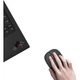 Беспроводная мышь ThinkPad Lenovo ThinkPlus M80, портативная, с красным колесиком прокрутки, совместима с ноутбуками и настольными компьютерами ThinkBook, однорежимная, без Bluetooth. - изображение 2
