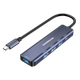 Acasis Full Power Type-C Hub, высокоскоростная 5-портовая док-станция расширения USB 3.0, совместимая с Apple Mac, ноутбуками Huawei, конвертер iPad Pro, Five-I - изображение 4