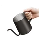 Чайник JD Original Pour-Over з тонким носиком, для домашнього використання, підвісне вухо, кава ручного приготування, ємність з нержавіючої сталі 304, антипригарне покриття, зоряно-чорний, 600 мл - изображение 1