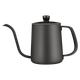 Чайник JD Original Pour-Over з тонким носиком, для домашнього використання, підвісне вухо, кава ручного приготування, ємність з нержавіючої сталі 304, антипригарне покриття, зоряно-чорний, 600 мл - изображение 4