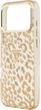 Etui Guess IML Leopard Glitter Triangle Logo MagSafe do iPhone 18 Pro / 17 Pro brązowe (GUE005630) - obraz 6