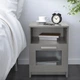 Тумбочка біля ліжка, сіра, 39x41 см IKEA BRIMNES 405.982.57 - зображення 2