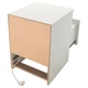 Тумбочка біля ліжка, біла, 39x41x53 см IKEA BRIMNES 102.349.42 - зображення 6
