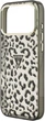 Etui Guess IML Leopard Glitter Triangle Logo MagSafe do iPhone 18 Pro Max / 17 Pro Max czarne (GUE005628) - obraz 6