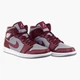 Кроссовки мужские Nike Air Jordan 1 Mid 44.5 Червоно-сірий DQ8426-615 - изображение 5