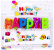 Свечи для торта парафиновые разноцветные высота 5 см в наборе 4 шт Буквы Happy Birthday SQ-26095 - изображение 2