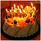 Свечи для торта парафиновые разноцветные высота 5 см в наборе 4 шт Буквы Happy Birthday SQ-26095 - изображение 4