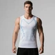 Чоловіча компресійна майка BodySculpt, біла, розмір L-XL - зображення 2