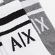 Набір чоловічих шкарпеток високих бавовняних Armani Exchange 953030CC65019310 43-46 2 пары Білий/Сірий (284149865913) - зображення 2