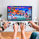 Игровая консоль Hoco TGA31 Collection Game Box с двумя беспроводными контроллерами черная для ретро-игр Black - изображение 6