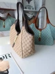 Сумка жіноча Gucci Mercato tote bag коричнева (178) - изображение 5