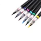 Пензель-ручка Pentel XGFL для каліграфії, м'яка, зі змінним картриджем, коричнева, 1 шт. - зображення 2