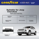 Щетка стеклоочистителя Goodyear Jeep Freedom Light для моделей 2016-2021 годов, резиновая полоса без косточек, передняя щетка стеклоочистителя JEEP 26/18 - изображение 5