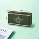 Простая стеклянная тарелка для фруктов в европейском стиле от Youlaifu, квадратный контейнер для хранения закусок и конфет, поднос для гостиной с двумя отделениями. - изображение 10