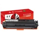 Картридж с тонером Jingcheng CF400A, совместимый с принтерами HP 277dw 201a M252n M252dw M277n M274n, черный, многоразовый. - изображение 1