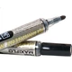 Маркер Pentel Direct Liquid Back-Pressure на масляній основі, ручка з рідким чорнилом та великим наконечником, що швидко висихає та має круглий наконечник NLF50, чорний, упаковка з 6 штук - зображення 1