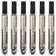 Маркер Pentel Direct Liquid Back-Pressure на масляній основі, ручка з рідким чорнилом та великим наконечником, що швидко висихає та має круглий наконечник NLF50, чорний, упаковка з 6 штук - зображення 4