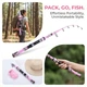 Вудилище спінінгове телескоп Goture Ripple 2.70м,Pink Camo 7-21g - зображення 4