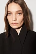 Блейзер жіночий COS shawl-collar wool-blend blazer 1313757001 Eur 40 Темний коричневий - изображение 2