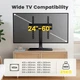 Підставка для телевізора Alphamount APTVS17-E поворотна 24-60" до 45 кг чорна Уцінка - зображення 2