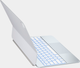 Чохол-клавіатура для планшета Typecase Edge Pro для Apple iPad Pro 13" M4 2024 / M5 2025 Silver (KB206AU-130P-D-SLV-WHT-U-US-C1) - зображення 5