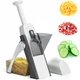 Мультислайсер-терка для овочів Brava Spring Slicer / Подрібнювач овочів та фруктів / Ручна овочерізка слайсер - зображення 1