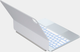 Чохол-клавіатура для планшета Typecase Edge Pro для Apple iPad Pro 13" M4 2024 / M5 2025 Silver (KB206AU-130P-D-SLV-WHT-U-US-C1) - зображення 4