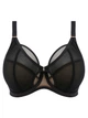 Бюстгальтер Elomi Kintai 301202 plunge з глибоким вирізом та декоративною сіткою 85K Black (889501666515 ) - изображение 4